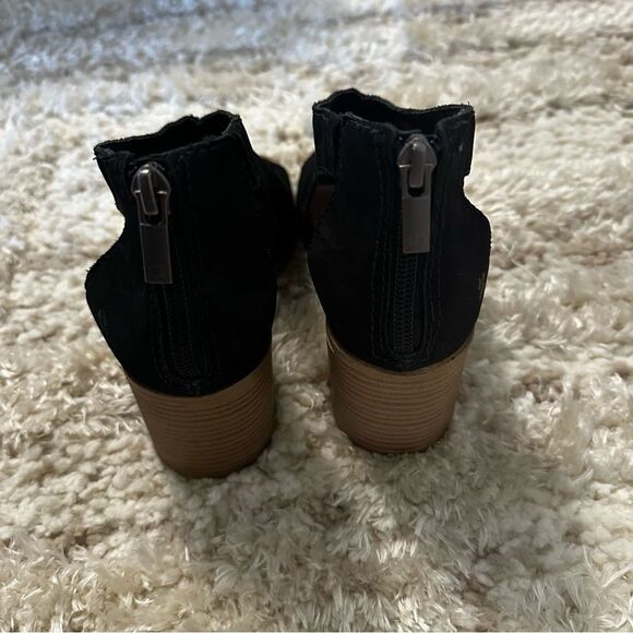Lucky Brand Saimy Booties Leather Women’s Sz 5 - Picture 5 of 10